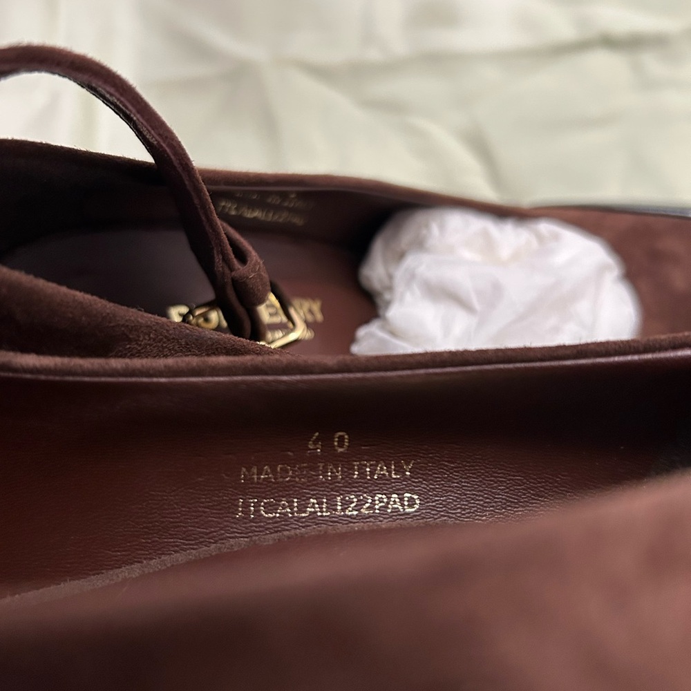 Burberry Brown and Black Pointed Heels - Picture 6 of 6